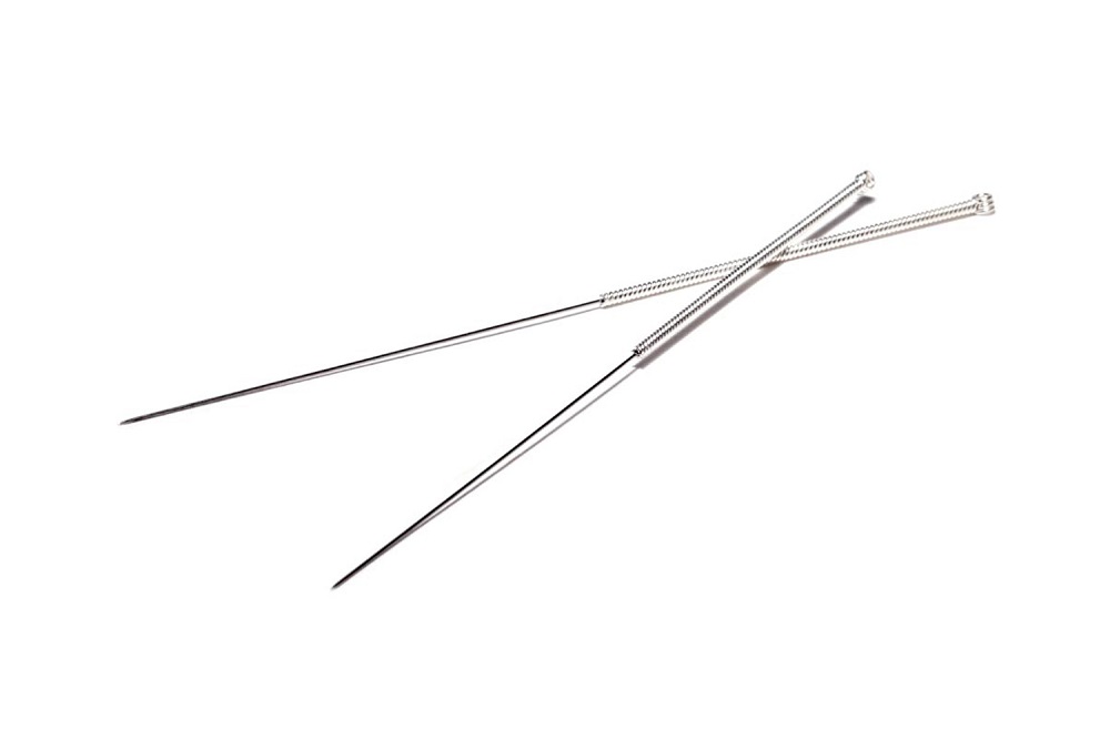 Akupunkturnadeln mit Silikonbeschichtung