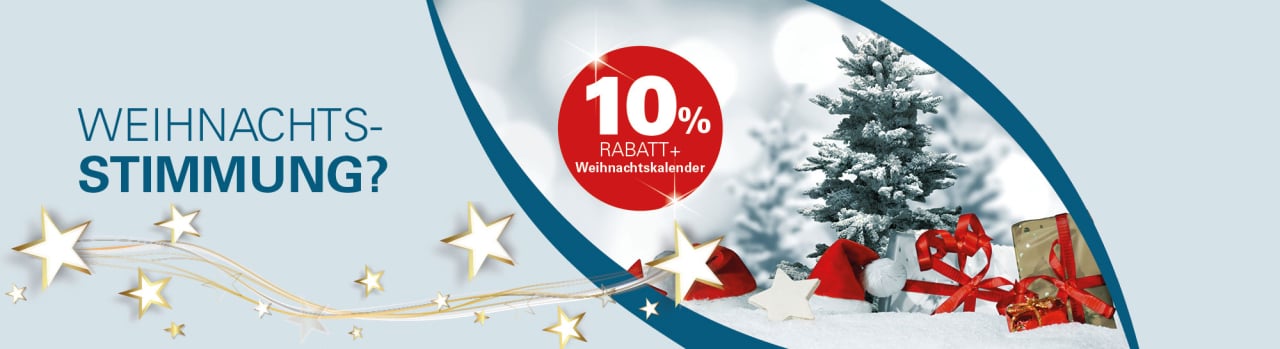 10% Rabatt + Weihnachtskalender